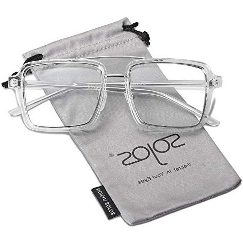 clear square glasses