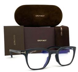Tom Ford FT5592-B 002 Matte Black/ Blue Block 50mm Eyeglasse